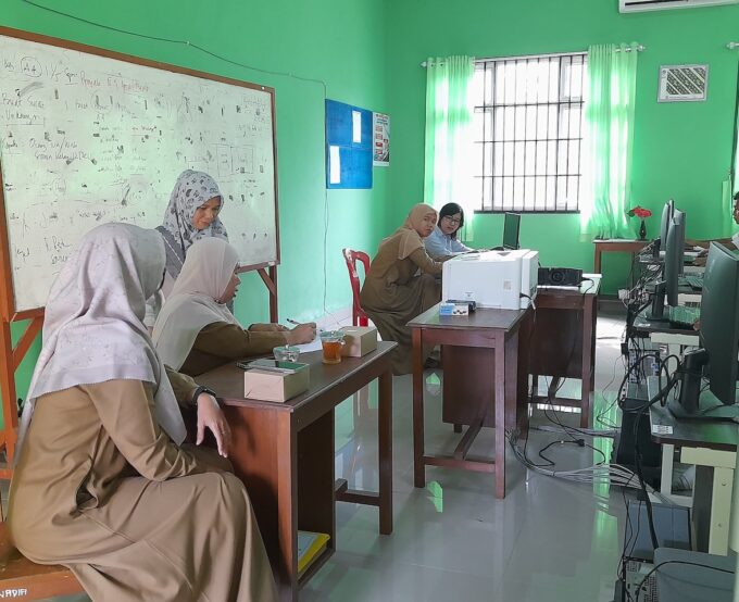 Pelaksanaan UKK (Uji Kompetensi Keahlian) di SMK Negeri 1 Badau