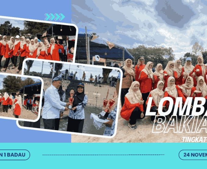 Juara 3 Lomba Bakiak Putri PGRI Tingkat Kabupaten