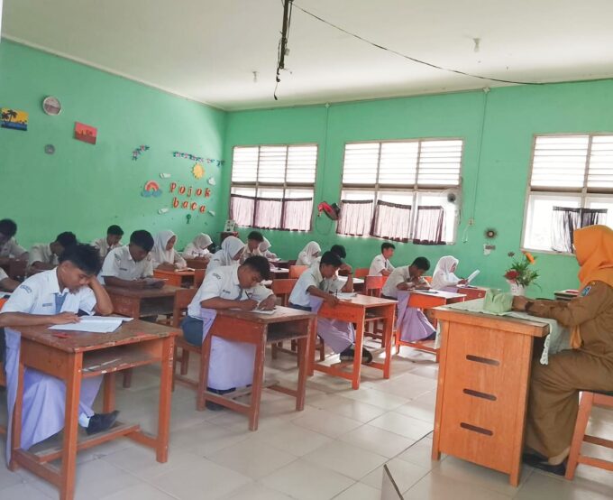 Kegiatan Penilaian Sumatif Akhir Jenjang (PSAJ) SMK NEGERI 1 BADAU